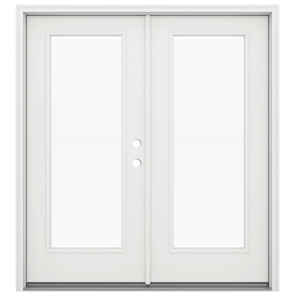 JELD-WEN 72-in x 80-in Fiberglass French, Left-hand inswing – primary product view
