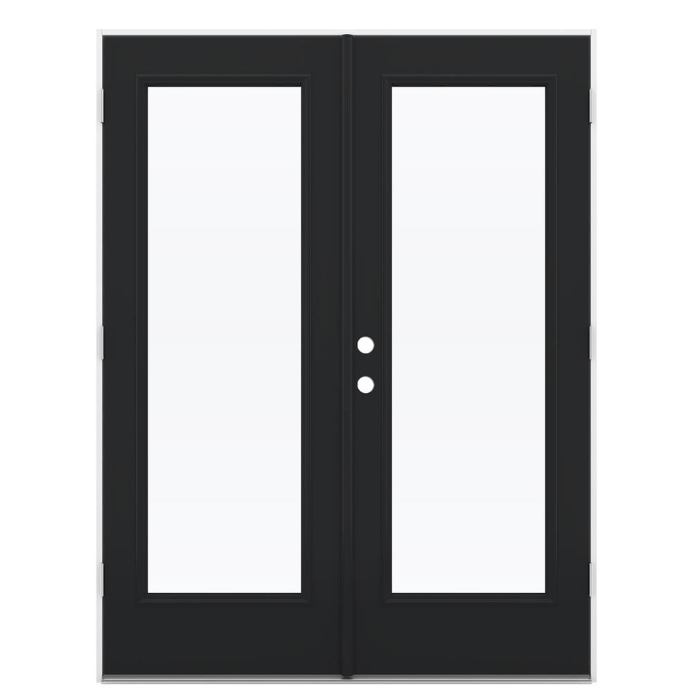 JELD-WEN 60-in x 80-in Fiberglass French, Left-hand outswing – primary product view