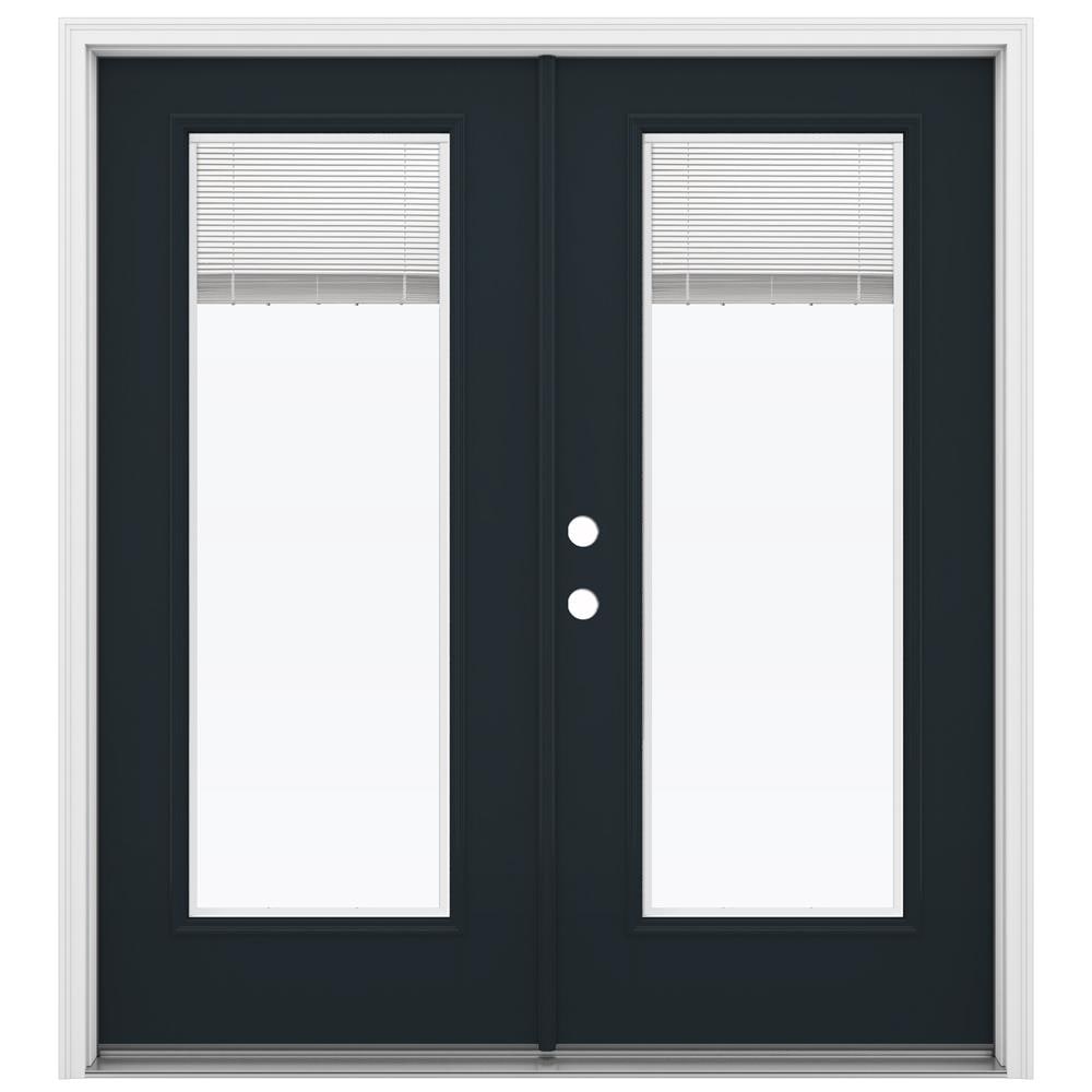 JELD-WEN 72-in x 80-in Fiberglass French, Right-hand inswing – primary product view