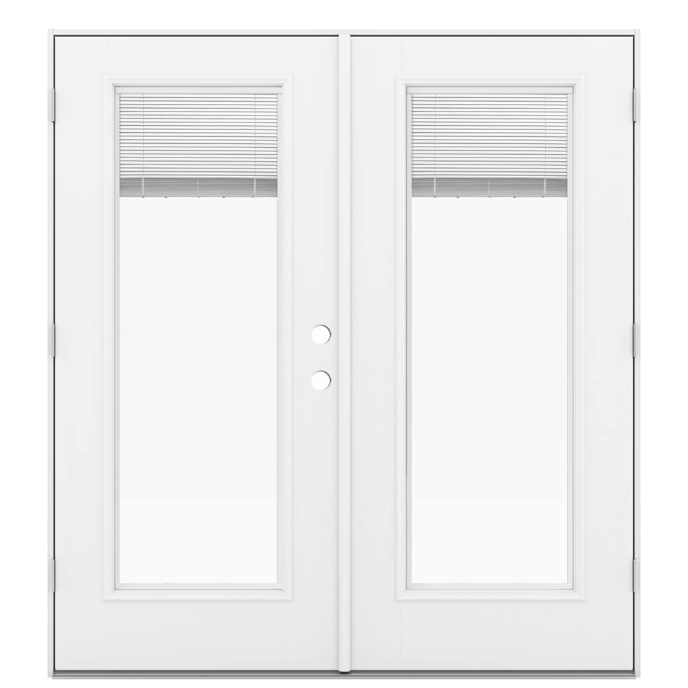 JELD-WEN 72-in x 80-in Fiberglass French, Right-hand outswing – primary product view