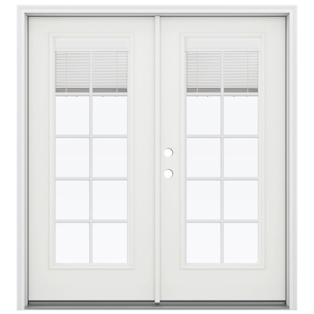 JELD-WEN 72-in x 80-in Fiberglass French, Right-hand inswing – primary product view