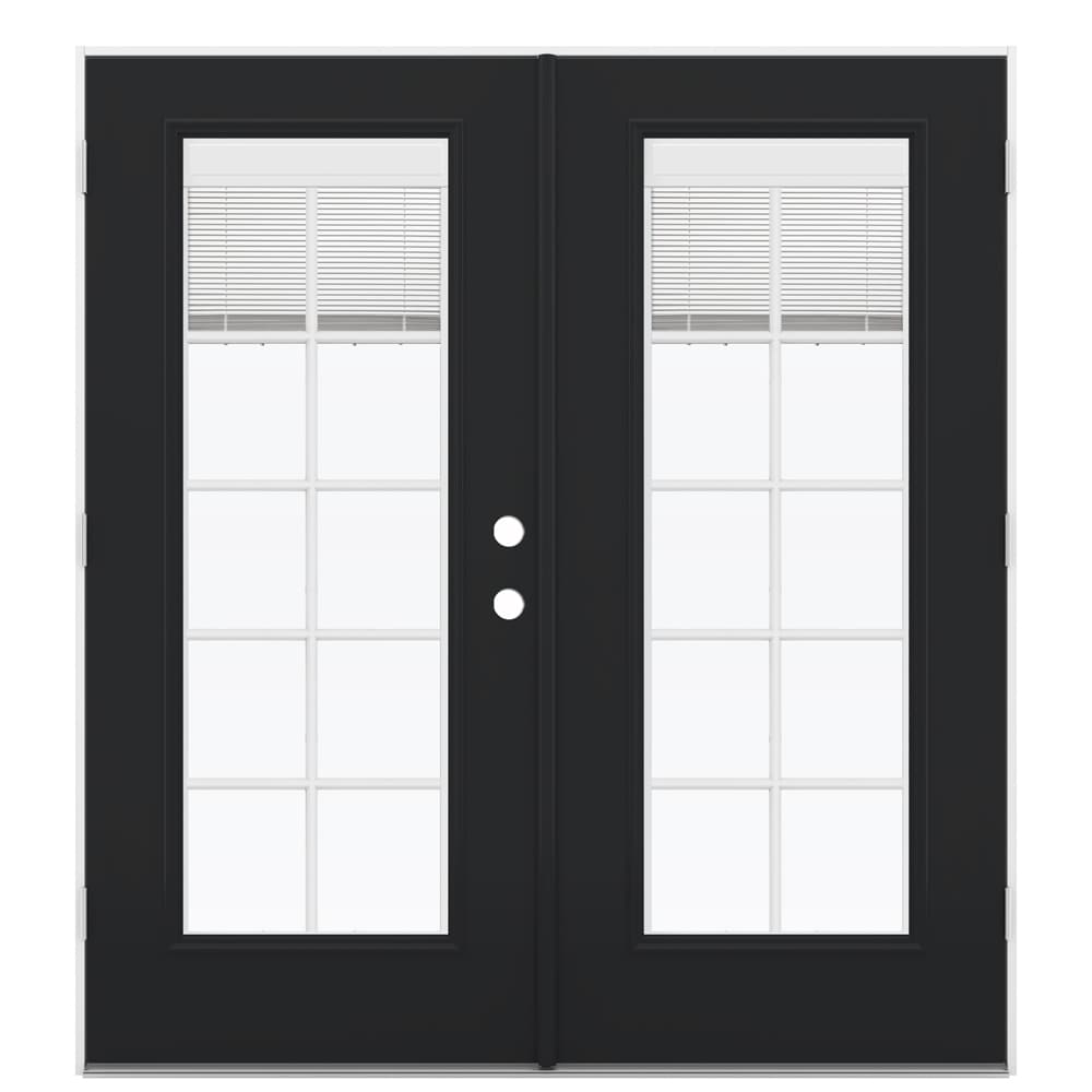 JELD-WEN 72-in x 80-in Fiberglass French, Right-hand outswing – primary product view