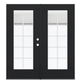 JELD-WEN 72-in x 80-in Fiberglass French, Right-hand outswing – primary product view