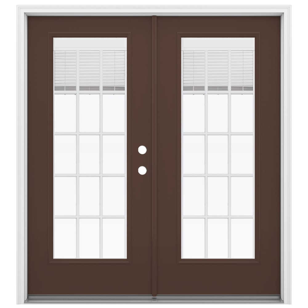 JELD-WEN 72-in x 80-in Fiberglass French, Left-hand inswing – primary product view