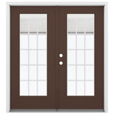 JELD-WEN 72-in x 80-in Fiberglass French, Right-hand inswing – primary product view