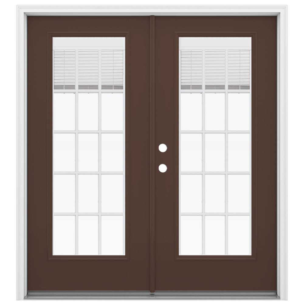 JELD-WEN 72-in x 80-in Fiberglass French, Right-hand inswing – primary product view