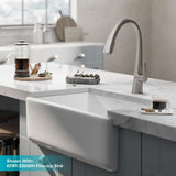 Nolen Single-Handle Pull-Down Sprayer Kitchen Faucet with 2-Function Sprayhead in all-Brite Spot Free Stainless Steel - Super Arbor