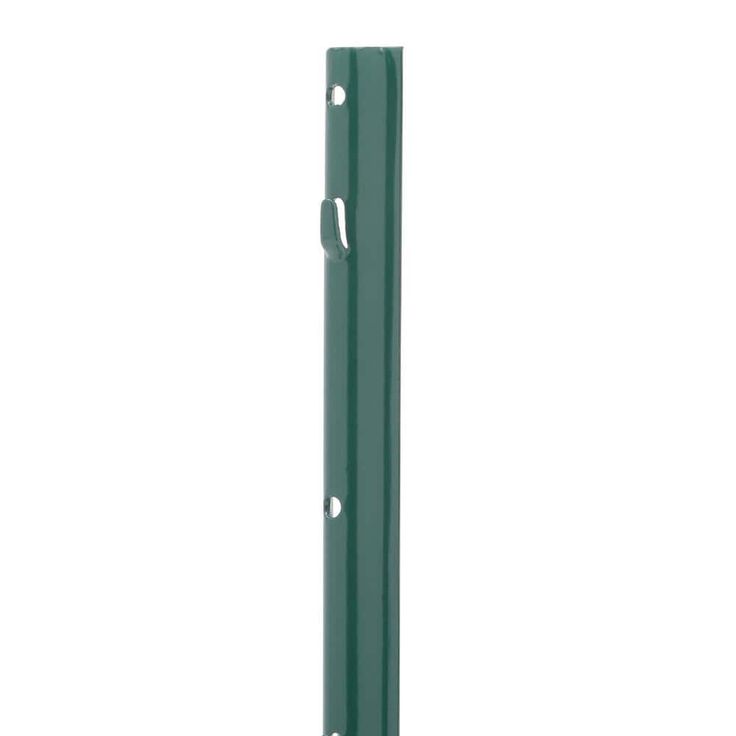 Everbilt 3 in. x 3 in. x 6 ft. Green Steel Fence Heavy Duty U-Post with Anchor Plate