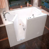 HD Series 54 in. Left Drain Quick Fill Walk-In Whirlpool Bath Tub with Powered Fast Drain in White - Super Arbor