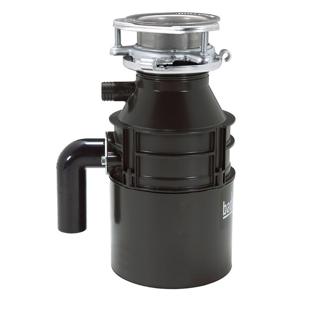 InSinkErator Badger 5 1/2 HP Continuous Feed Garbage Disposal with Power Cord - Super Arbor