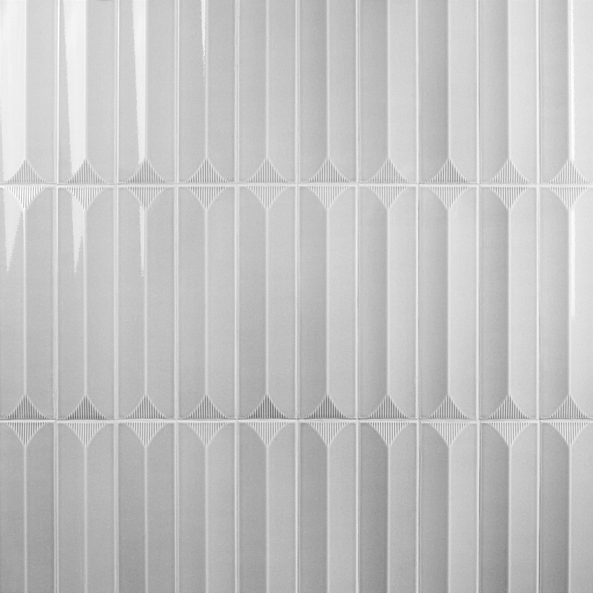 Tilebar Colorplay Inflex Gray 4.5x18 Crackled Glossy Ceramic Tile