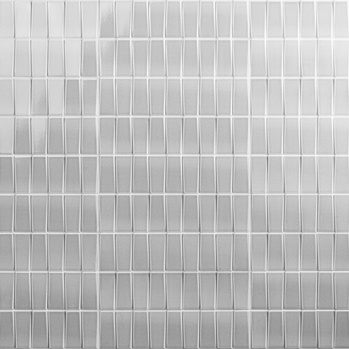 Tilebar Colorplay Steps Gray 4.5x18 3D Crackled Glossy Ceramic Tile