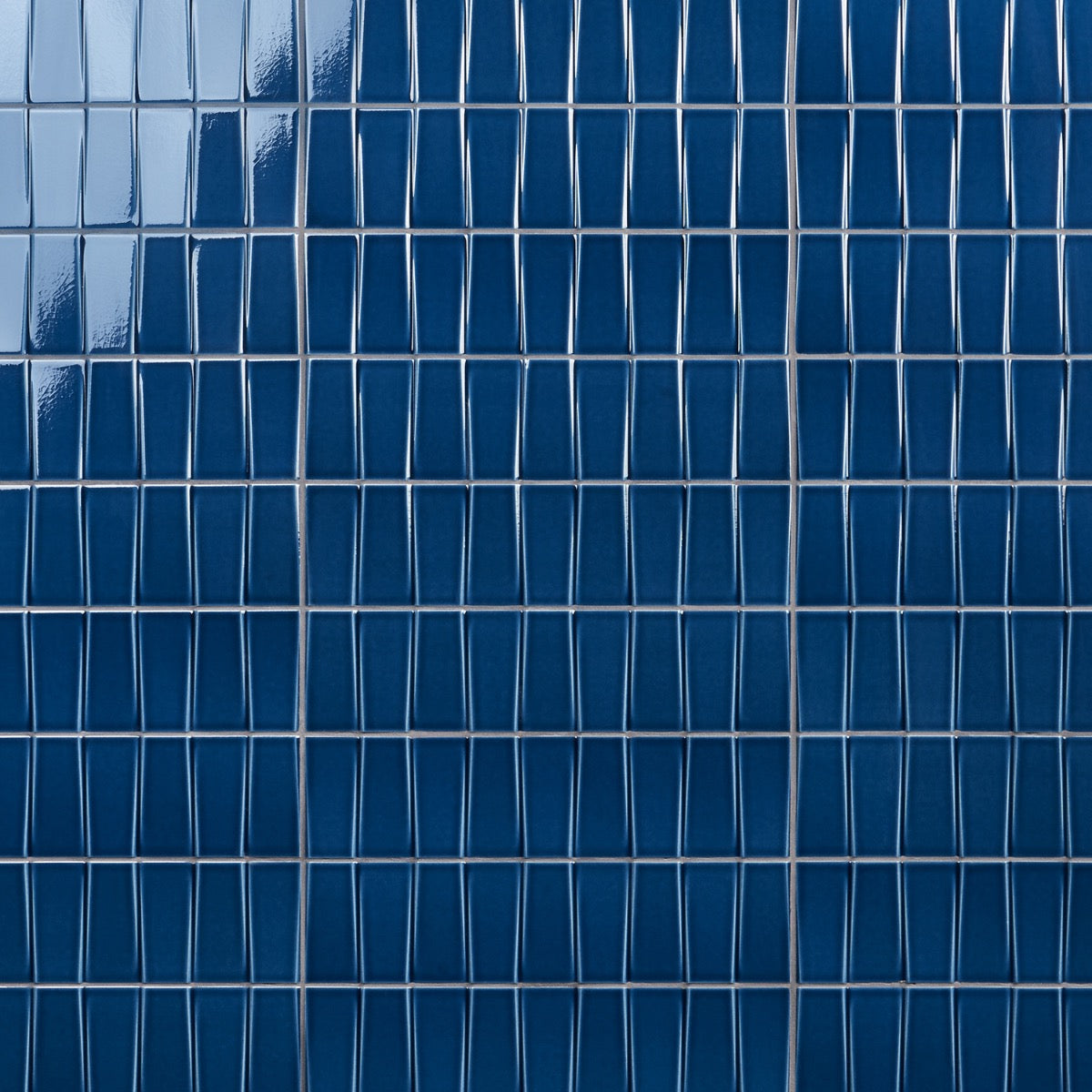 Colorplay Steps Nautical Blue 4.5x18 Crackled Glossy Ceramic Tile