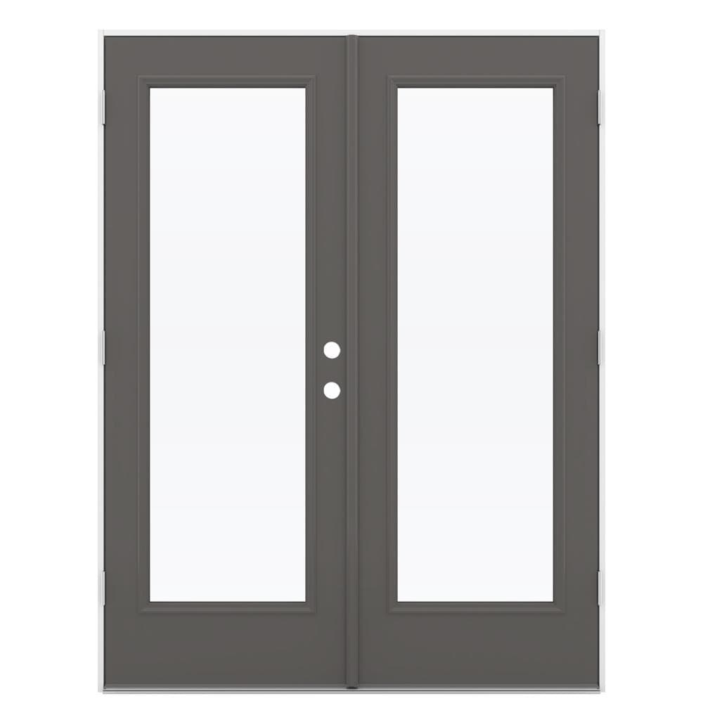 JELD-WEN 60-in x 80-in Steel French, Right-hand outswing – primary product view