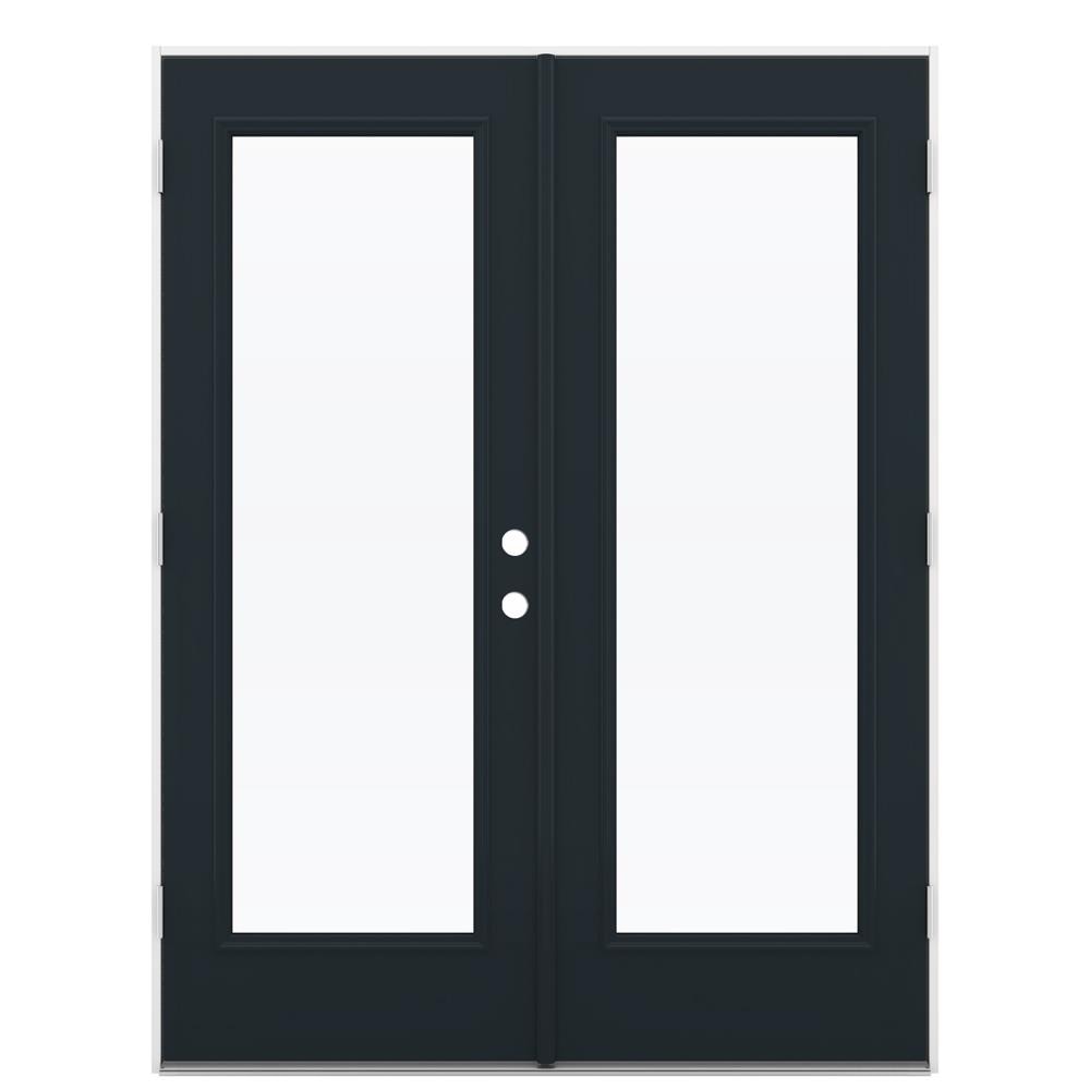 JELD-WEN 60-in x 80-in Steel French, Right-hand outswing – primary product view