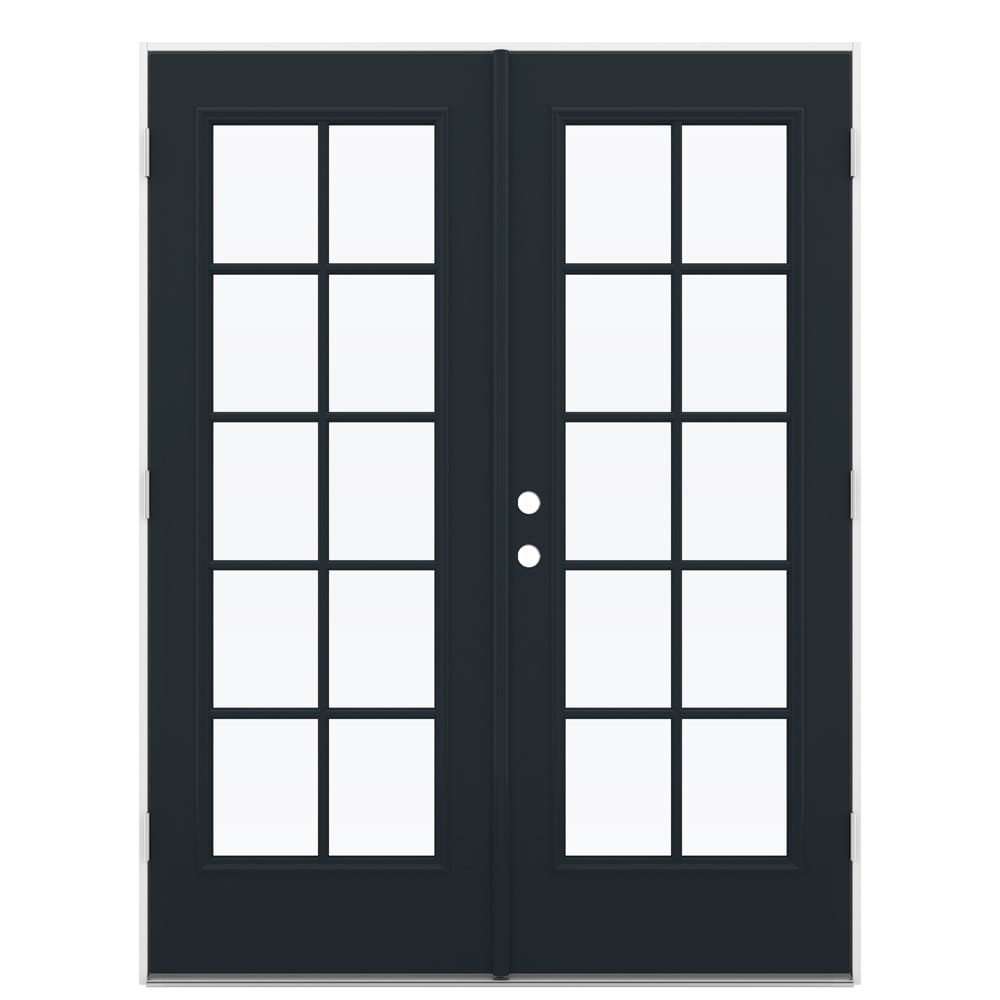 JELD-WEN 60-in x 80-in Steel French, Left-hand outswing – primary product view