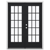 JELD-WEN 60-in x 80-in Steel French, Right-hand inswing – primary product view