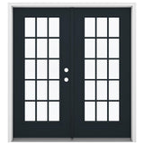 JELD-WEN 60-in x 80-in Steel French, Left-hand inswing – primary product view