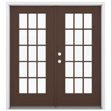 JELD-WEN 72-in x 80-in Steel French, Right-hand inswing – primary product view