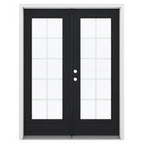 JELD-WEN 60-in x 80-in Steel French, Right-hand inswing – primary product view