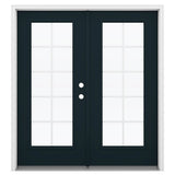 JELD-WEN 72-in x 80-in Steel French, Left-hand inswing – primary product view