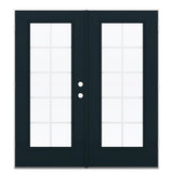 JELD-WEN 72-in x 80-in Steel French, Right-hand outswing – primary product view
