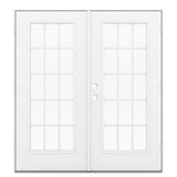 JELD-WEN 72-in x 80-in Steel French, Left-hand outswing – primary product view