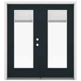 JELD-WEN 72-in x 80-in Steel French, Left-hand inswing – primary product view