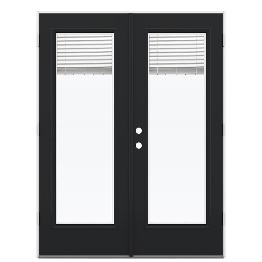 JELD-WEN 60-in x 80-in Steel French, Left-hand outswing – primary product view