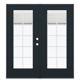 JELD-WEN 72-in x 80-in Steel French, Right-hand outswing – primary product view