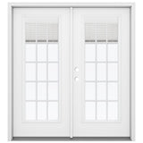 JELD-WEN 72-in x 80-in Steel French, Right-hand inswing – primary product view