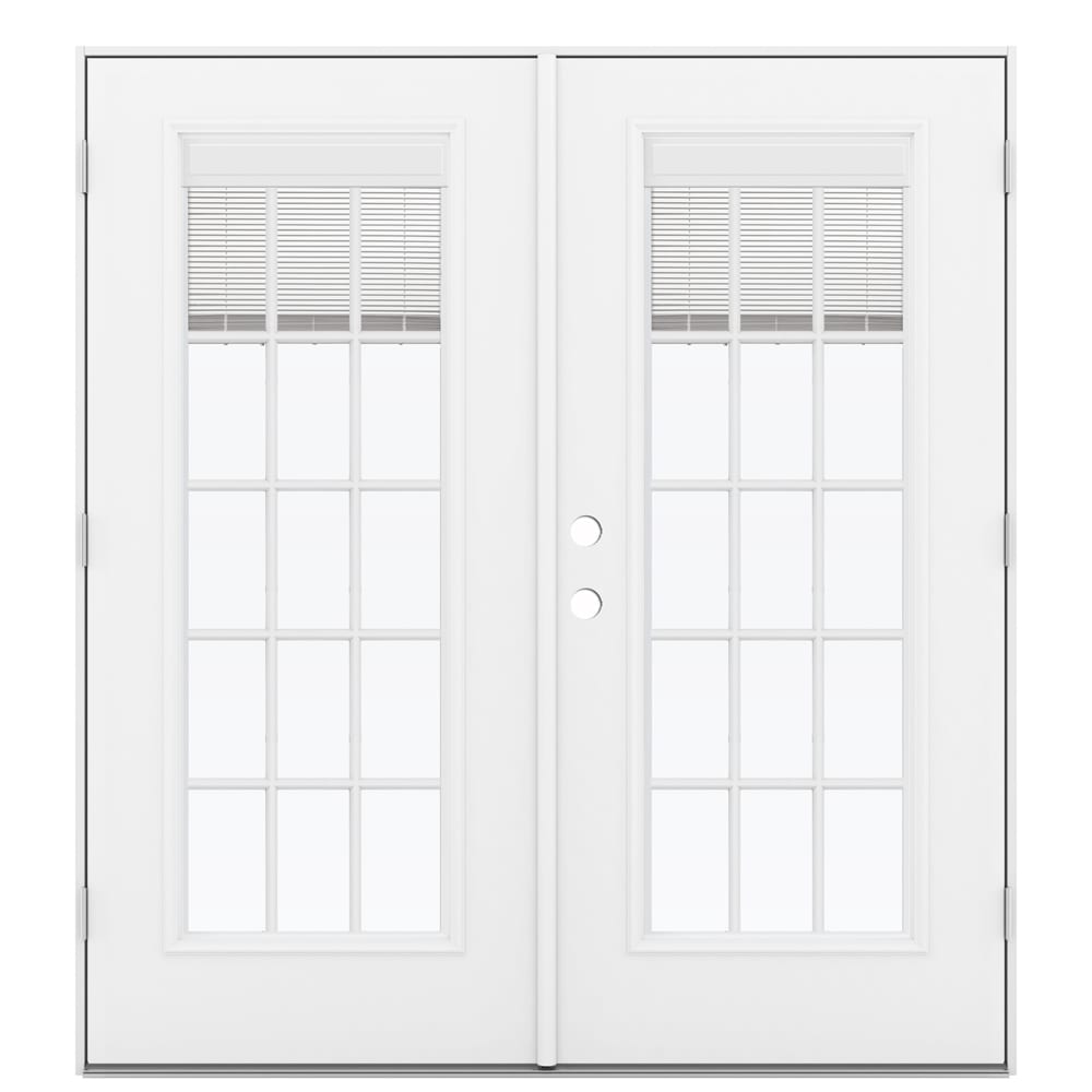 JELD-WEN 72-in x 80-in Steel French, Left-hand outswing – primary product view
