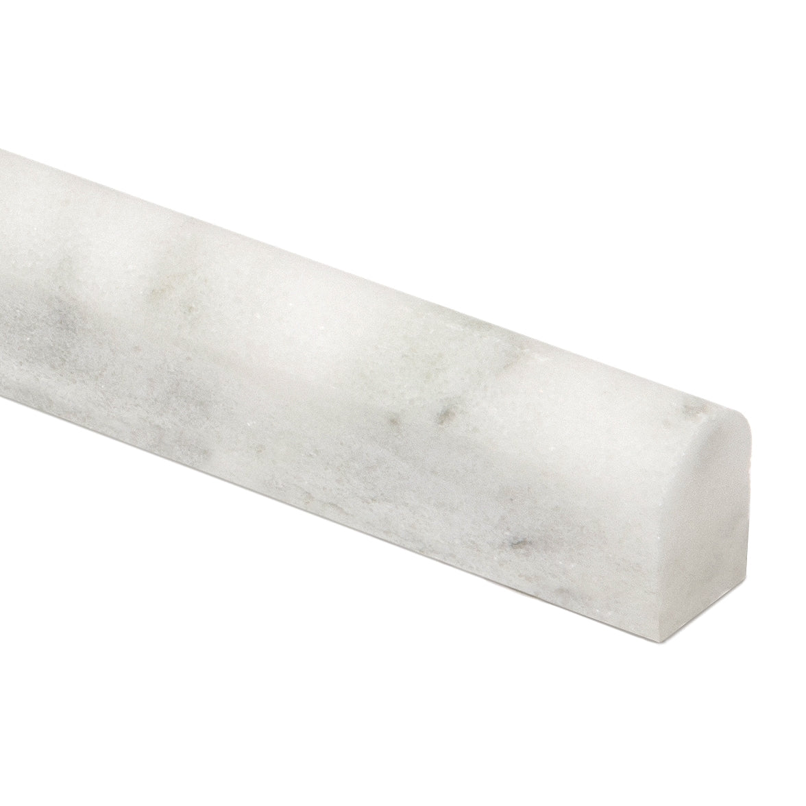 Satori Venatino Polished Natural Stone Marble Pencil Liner Tile (5/8-in x 12-in)