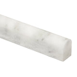 Satori Venatino Polished Natural Stone Marble Pencil Liner Tile (5/8-in x 12-in)