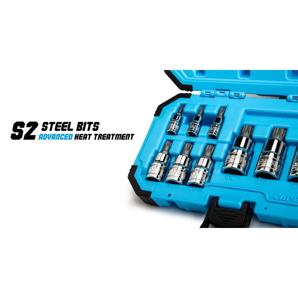 XZN Triple Square Bit Socket Set (10-Piece) - Super Arbor