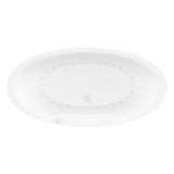 Sunstone 5.7 ft. Acrylic Flatbottom Air Bath Tub in White - Super Arbor