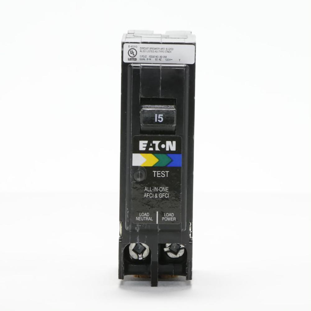 BR 15 Amp All in One AF/GF Plug-On-Neutral Breaker