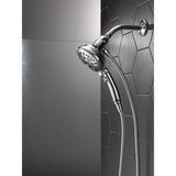 SureDock 7-Spray 5 in. Single Wall Mount Handheld H2Okinetic Shower Head in Chrome - Super Arbor