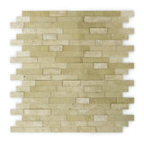 Inoxia SpeedTiles Bengal Brown 11.77 in. x 11.57 in. x 8 mm Stone Self-Adhesive Wall Mosaic Tile (11.4 sq. ft. / case) - Super Arbor