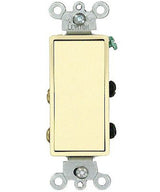 Leviton 15 Amp Decora Residential Grade 4-Way Rocker Switch, Gray