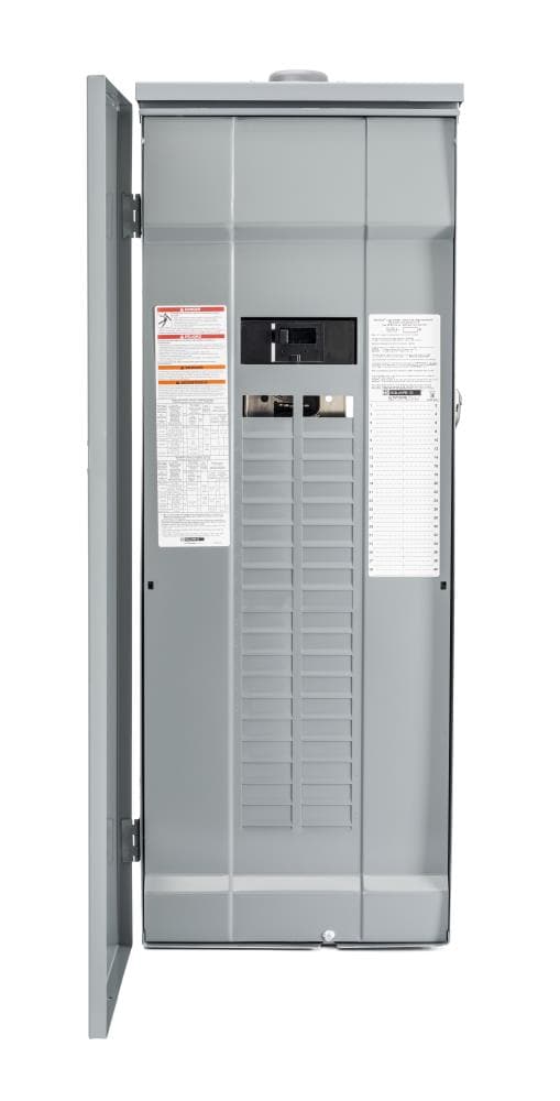 Square D Homeline 200-Amp 40-space load center - front view