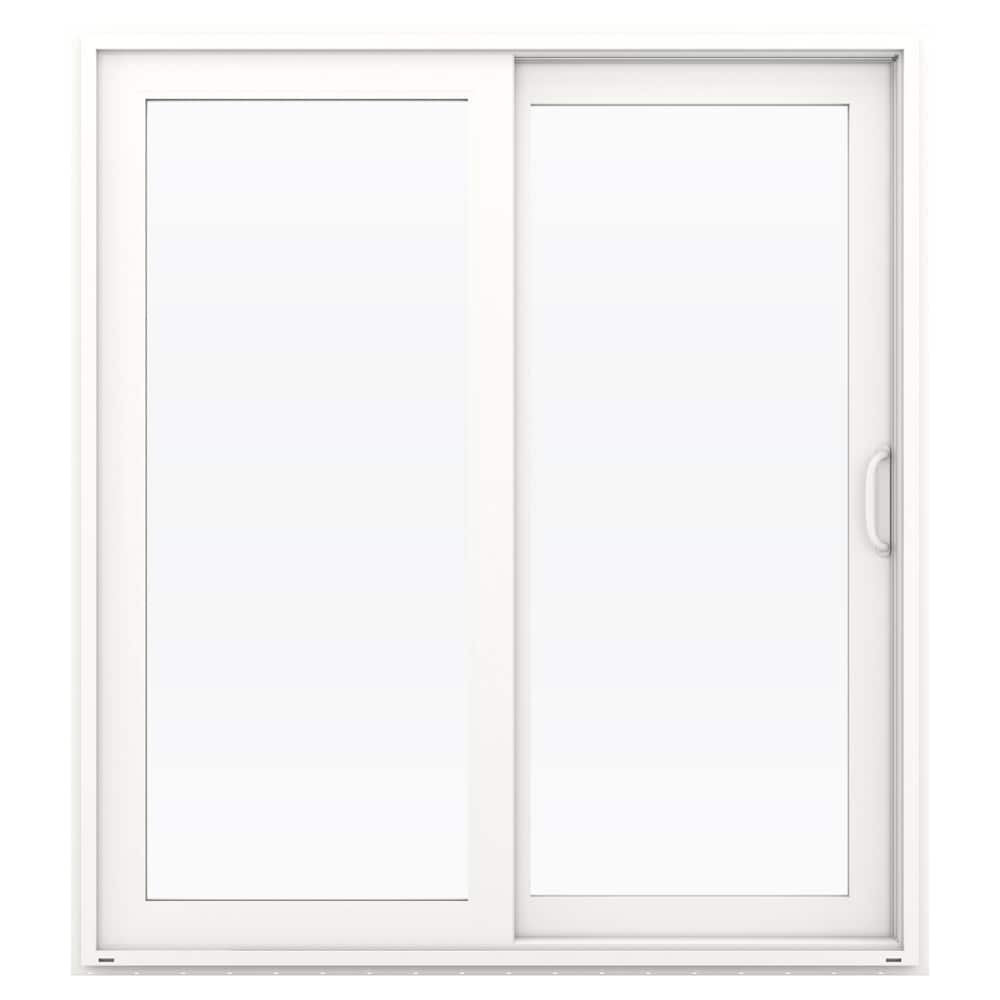 JELD-WEN 72-in x 80-in Vinyl Sliding, Right-hand sliding – primary product view