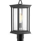 Endicott Collection 1-Light Outdoor Black Post Lamp