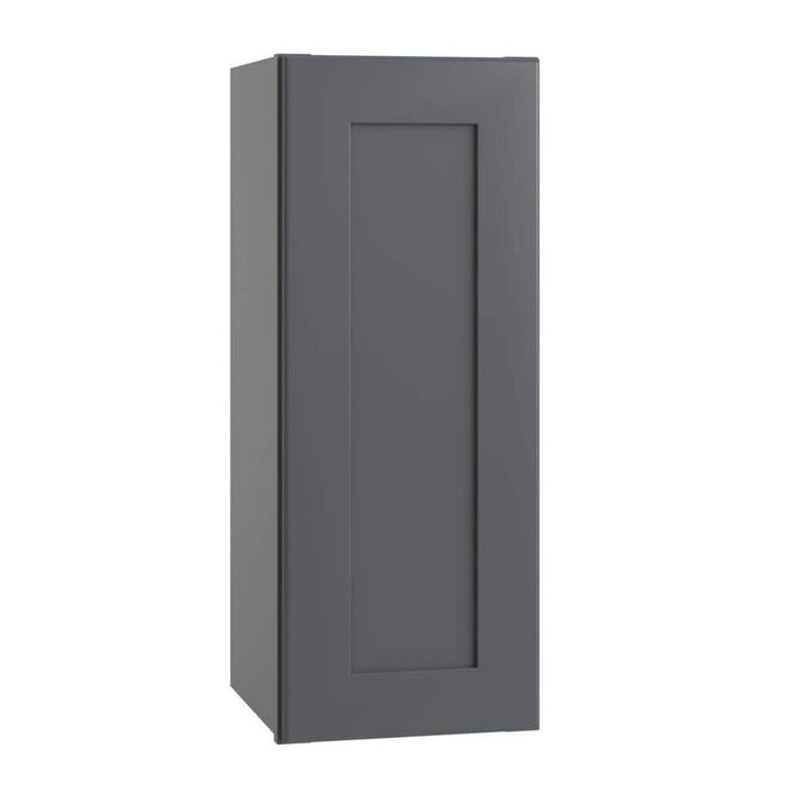 Home Decorators Collection Newport 12 in. W x 12 in. D x 30 in. H Assembled Plywood Wall Kitchen Cabinet in Deep Onyx with Soft Close