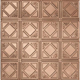 Armstrong Ceilings 24-in x 24-in Metallaire Fans Chrome Metal/Tin 15/16-in Drop Panel Ceiling Tiles - Super Arbor