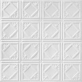Armstrong Ceilings 24-in x 24-in Metallaire Fans Chrome Metal/Tin 15/16-in Drop Panel Ceiling Tiles - Super Arbor