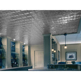 Armstrong Ceilings 48-in x 24-in Metallaire Fans White Metal/Tin Surface-Mount Panel Ceiling Tiles - Super Arbor