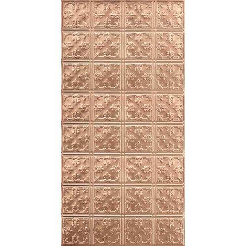 Armstrong Ceilings 48-in x 24-in Metallaire Vine Chrome Metal/Tin Surface-Mount Panel Ceiling Tiles - Super Arbor