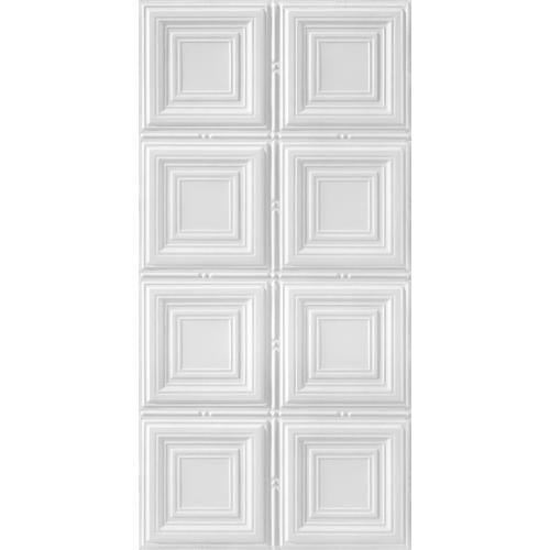 Armstrong Ceilings 48-in x 24-in Metallaire Medium Panels Lacquered Steel Metal/Tin Surface-Mount Panel Ceiling Tiles - Super Arbor