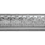 Armstrong Ceilings Metallaire Floral Cornice 4-ft White Metal Crown Ceiling Grid Trim - Super Arbor